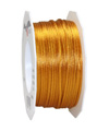 Satinkordel gold, 2mm - Plus, 50m Rolle