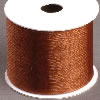 organza ribbon brown, 50mm, 6m roll
