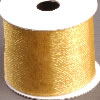organza ribbon gold, 50mm, 6m roll
