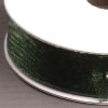 organza ribbon selvage green, 15mm, 6m roll
