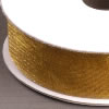 organza ribbon selvage gold, 15mm, 6m roll