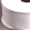 textile ribbon silver grey, 25mm, 6m roll