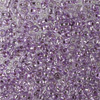 Rocailles violet silver-lined, 2.6 mm, 17g