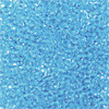 Rocailles azurblau transparent 2,6 mm, 17g