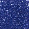 Rocailles royalblau transparent 2,6 mm, 17g