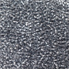 Rocailles grey transparent, 2.6 mm, 17g