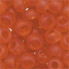 Rocailles orange matt transparent, 5.5 mm, 17g