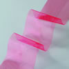 Nylon tulle ribbon red, 70mm wide, 50m