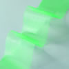 Nylon tulle ribbon green, 70mm wide, 50m