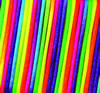 satin cord, rainbow, 1mm, 50m