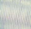 satin cord white, 1mm, 50m roll