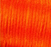 Satinkordel orange, 1mm, 6m