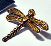 Bronzependant - dragonfly large - 22 x 21mm