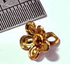 Bronzependant - flower small - 9mm