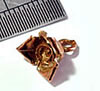 Bronzependant - flower rose - 11mm
