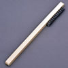 Stainless steel brush with 5mm bristles/2 rows - plastic handle