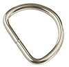 D-Ring welded 20 x 14 x 3 mm, nickel-plated, 1 pcs.
