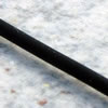caoutchoucband black, breech silver 925 - 50cm