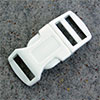 click buckle white, 20mm, 1 pc.