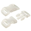 click buckle white, 14mm, 1 pc.