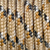 Paracord mixed colours fawn-black-white, 2mm, 50m