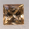 Swarovski Zirconia amber TCF™ Square Princess 5x5mm, 1 pc.