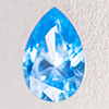 Swarovski Zirconia artic blue TCF™ Pear Diamond 6x4mm, 1 pc.