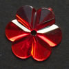 Ka-Jinker™ Faceted flower, red, 20 pcs