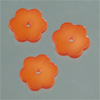 Ka-Jinker™ Perlized flower, small, orange, 30 pcs