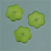 Ka-Jinker™ Perlized flower, small, lime, 30 pcs