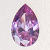 Swarovski Zirconia fancy purple TCF™ Pear Diamond 6x4mm, 1 pc.