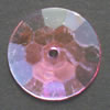 Ka-Jinker™ Faceted round, light pink, 15 pcs