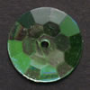 Ka-Jinker™ Faceted round, light green, 15 pcs