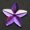 Ka-Jinker™ Faceted Star, light purple, 20 pcs