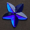 Ka-Jinker™ Faceted Star, royal blue, 20 pcs